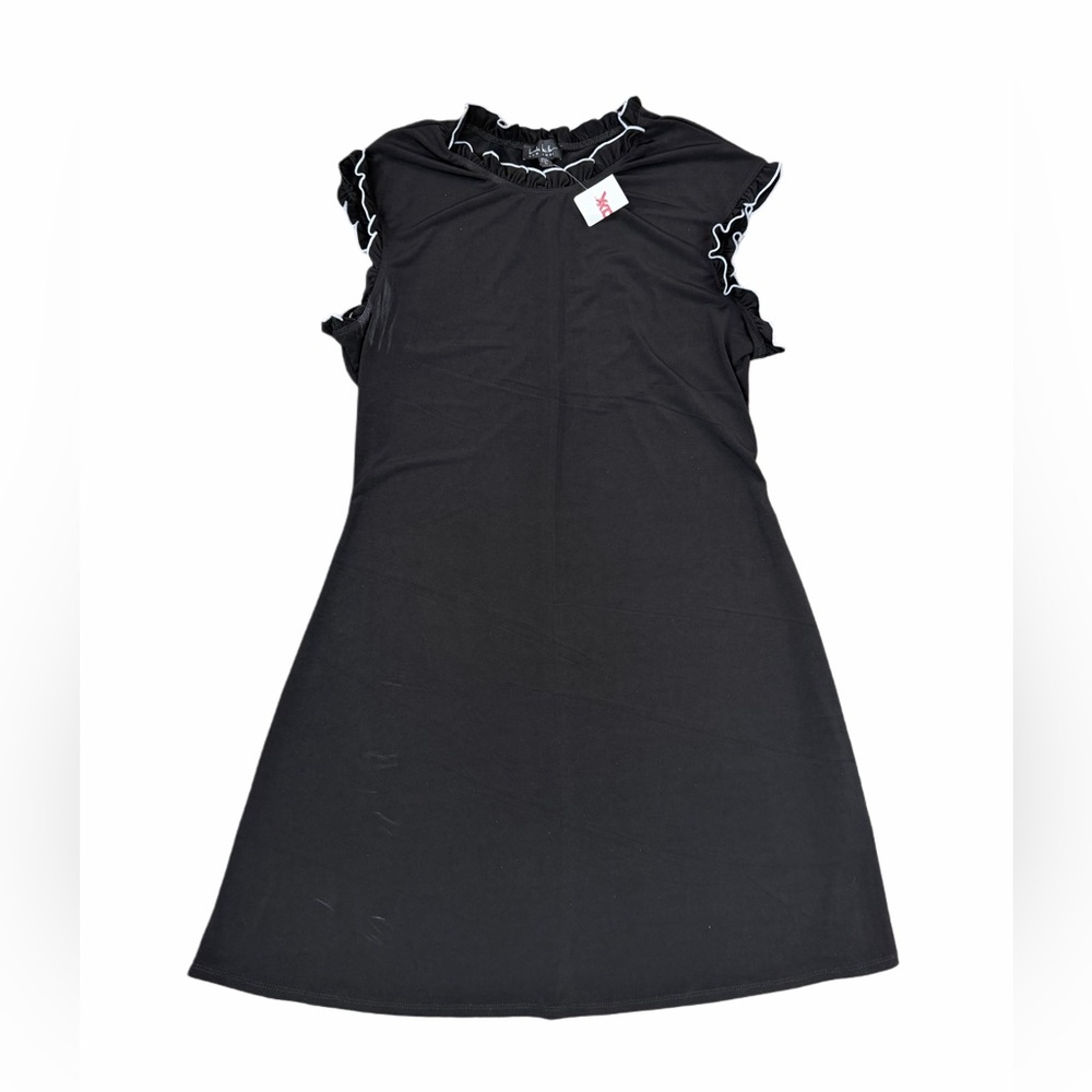 Nicole Miller Women’s Size Large Black Midi Dress NWT